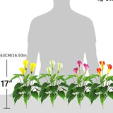 17-Inch Artificial Flower Plant for Home and Office Decor