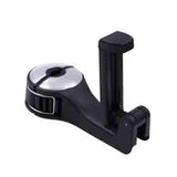 2-in-1 Car Headrest Hooks with Phone Holder for Bags