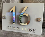 Acrylic Metal Hollow Craft Decor
