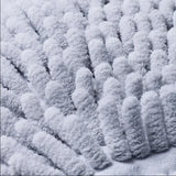 2pcs Soft Coral Velvet Chenille Hand Towels for Home