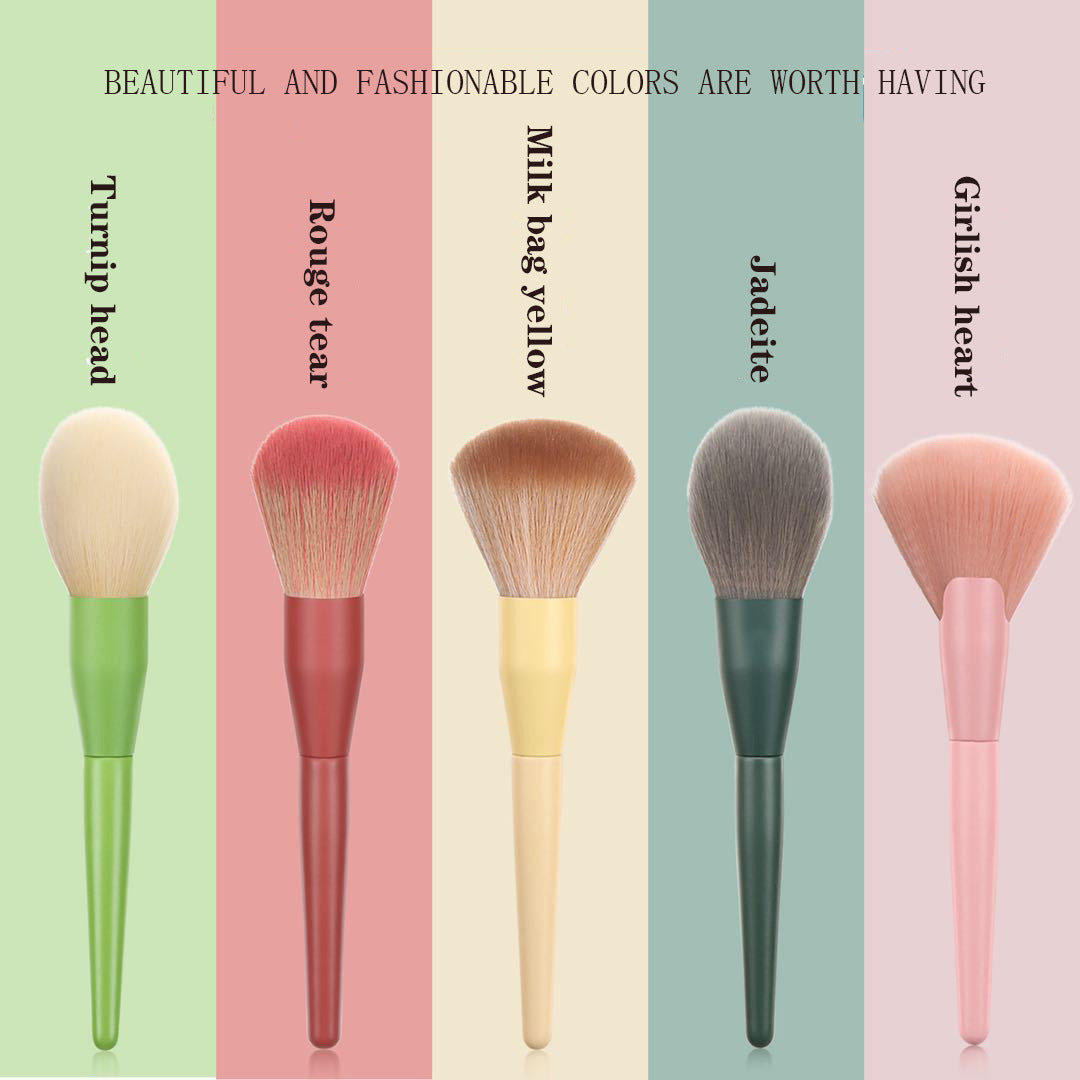 11-Piece Yellow Makeup Brush Set and Beauty Tools