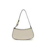 Staud Cream Calf Leather Bos Taurus Shoulder Bag