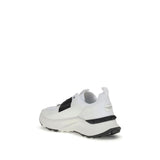 Valentino Garavani White Calf Leather Bos Taurus Athletic Sneakers