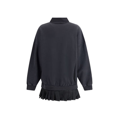 Balenciaga Black Cotton Casual Dress