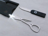 Multi-Functional Camping Card with LED Light and Knife