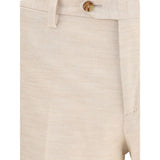 Lardini Beige Cotton Two-Piece Suit