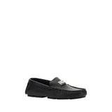 Dolce & Gabbana Black Rubber Slip-On Loafers