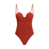 Magda Butrym Orange Polyamide One-Piece Swimsuit