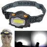 3W Waterproof COB Headlamp for Hiking and Camping