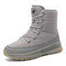 Mid-Tube Outdoor Velvet Warm Down Cotton Boots