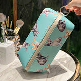 Cute Dog Print Waterproof Makeup Travel Bag