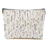 CSHVJ Retro Flowers Makeup Bag Floral Botanical Cosmetic Bag Friend Gifts for Women Girls Sisters Bestie Mama Aesthetic Zipper Pouch Travel Organizer for Friendship Christmas Thanksgiving Birthday