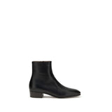 Valentino Garavani Black Goatskin Ankle Boots