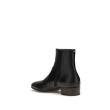 Valentino Garavani Black Goatskin Ankle Boots