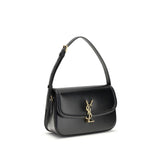 Saint Laurent Black Calf Leather Bos Taurus Shoulder Bag