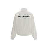 Balenciaga White Polyester Shell Jacket
