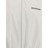 Balenciaga White Polyester Shell Jacket