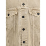 Balenciaga Beige Cotton Denim Jacket