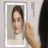 Car Makeup Mirror with LED Light for Sun Visor