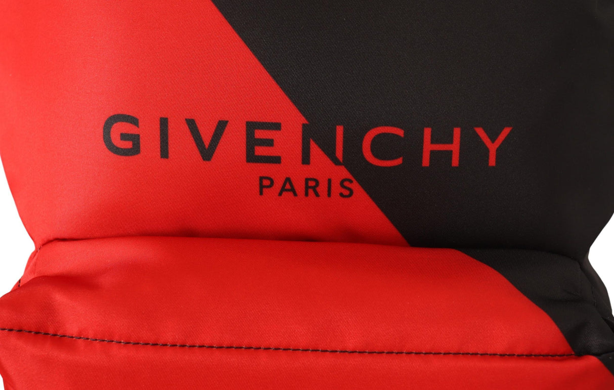 Sac à dos urbain en nylon rouge et noir Givenchy 