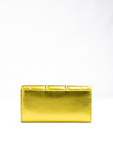 Ferrari Metal Yellow GT patent leather purse
