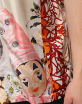 Dolce & Gabbana Multicolor Shell Print Hawaii Casual Shirt