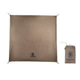 OneTigris Tent Tarp Footprint 94"x94" Large Size Waterproof Lightweight Multifunctional Camping Tarp Beach Blanket for Camping Hiking Backpacking
