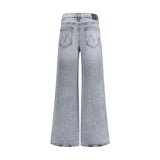 Mother Denim Gray Cotton Jeans Denim