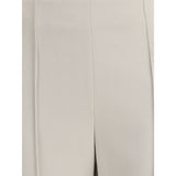 Giorgio Armani Gray Viscose Casual Pants