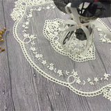 European Lace Table Flag and Home Decor Accessories