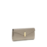 Giuseppe Zanotti Beige Leather Clutch Bag