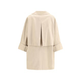 Brunello Cucinelli Beige Cotton Coat