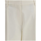 Brunello Cucinelli White Cotton Chino Pants