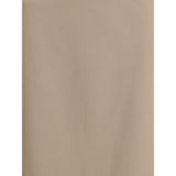 Brunello Cucinelli Gray Acetate Midi Skirt