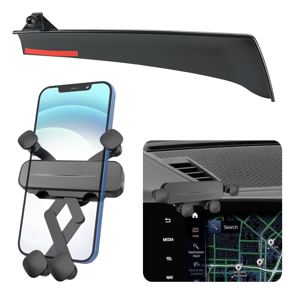 LUNQIN Car Phone Holder Mount for BMW X1 2023 2024，X2 2024 Auto Accessories Navigation Screen Bracket Interior Decoration Mobile Cell Phone Mount
