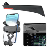 LUNQIN Car Phone Holder Mount for BMW X1 2023 2024，X2 2024 Auto Accessories Navigation Screen Bracket Interior Decoration Mobile Cell Phone Mount