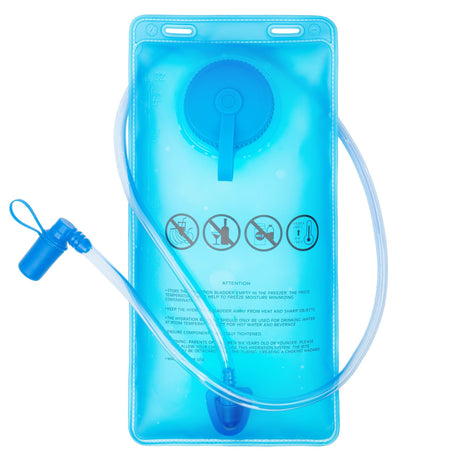 Everfun Hydration Bladder 2L/3L Water Reservoir for Hiking Backpack Leak Proof Water Bladder with Detachable Hose & High Flow Ergonomic Bite Valve Water Pouch for Cycling Running