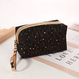 Bling Stars Cosmetic Bag for Women - Travel Organizer