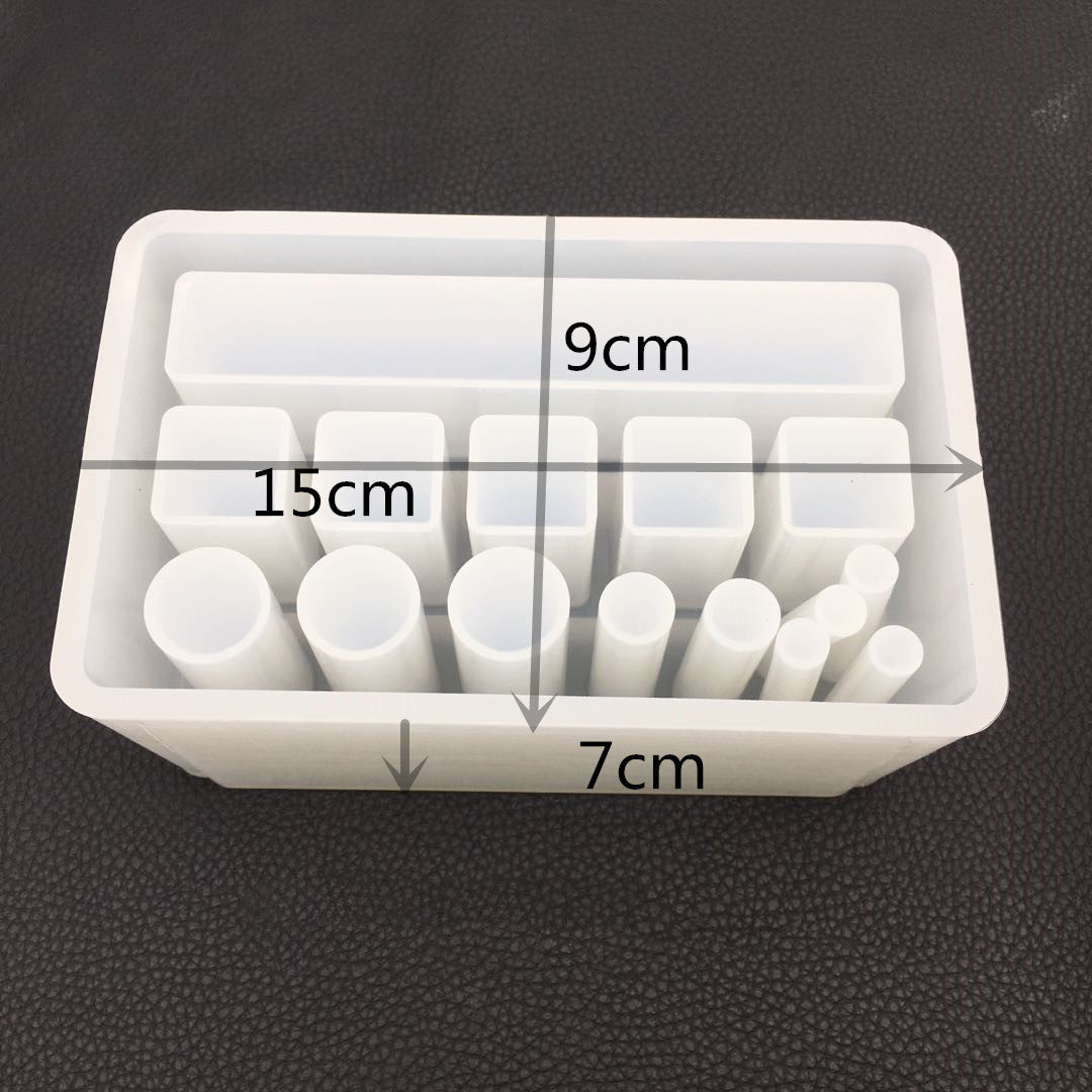 DIY Crystal Epoxy Mold for Lipstick Storage Box