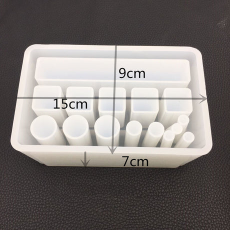 DIY Crystal Epoxy Mold for Lipstick Storage Box