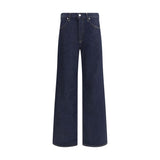 Citizens of Humanity Blue Recycled Cotton Straight-Leg Jeans
