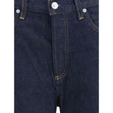 Citizens of Humanity Blue Recycled Cotton Straight-Leg Jeans