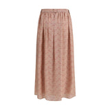 Kristina Ti Multicolor Silk Long Skirt