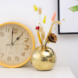 Electroplated Ceramic Gold Vase for Home Decor