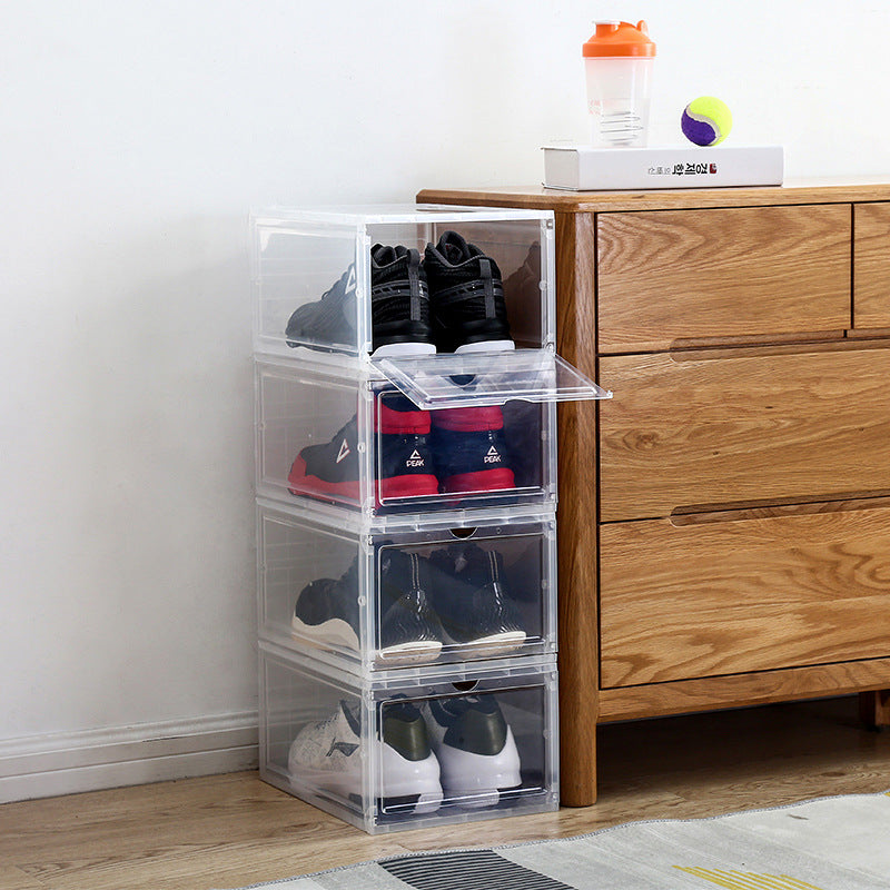 Transparent Shoe Box for Sneakers and Basketball Storage
