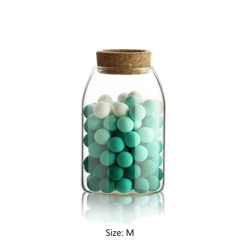 Transparent Glass Sealed Jar for Kitchen Storage