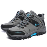 Men's High-Top Anti-Slip Hiking Shoes for Outdoors