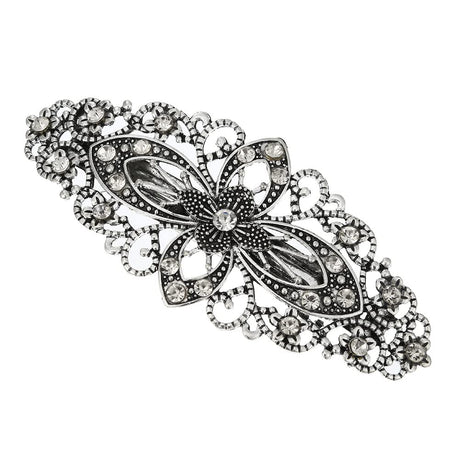 Vintage Crystal Hair Barrettes Metal Hair Clips Decorative Rhinestone Hairpin Hair Accessories for Women Girls