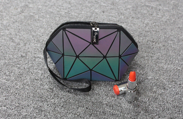 Irregular Semicircular Cosmetic Bag in Unique Colors