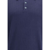 Brunello Cucinelli Blue Cotton Sweatshirt